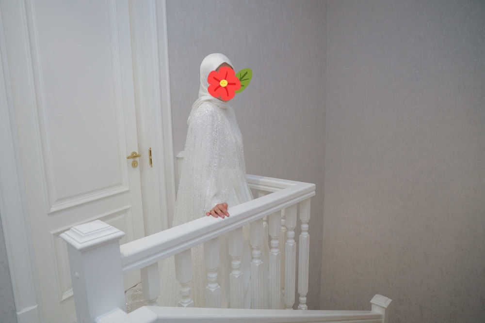 Hijoblilar uchun Kelin Ko'ylak S-M-L standart razmer