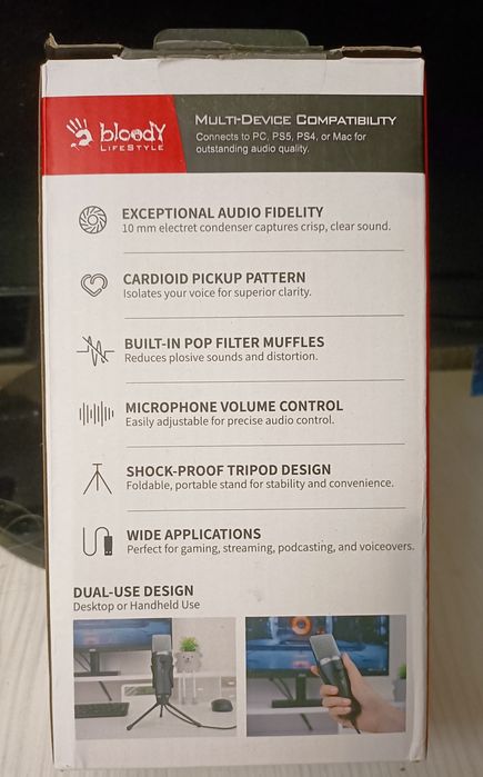 Микрофон gaming A4Tech Bloody GM20