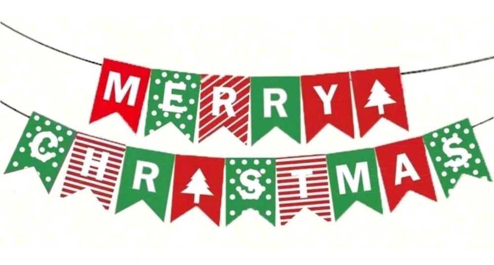 Коледна  украса - балони, банери и салфетки