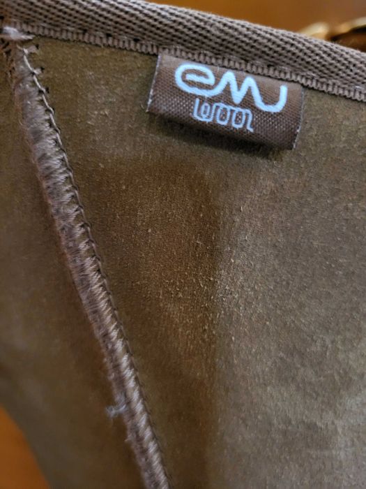 Зимни високи ботуши EMU Australia от естествен велур 41 р