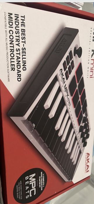 Akai MPK mini special edition white