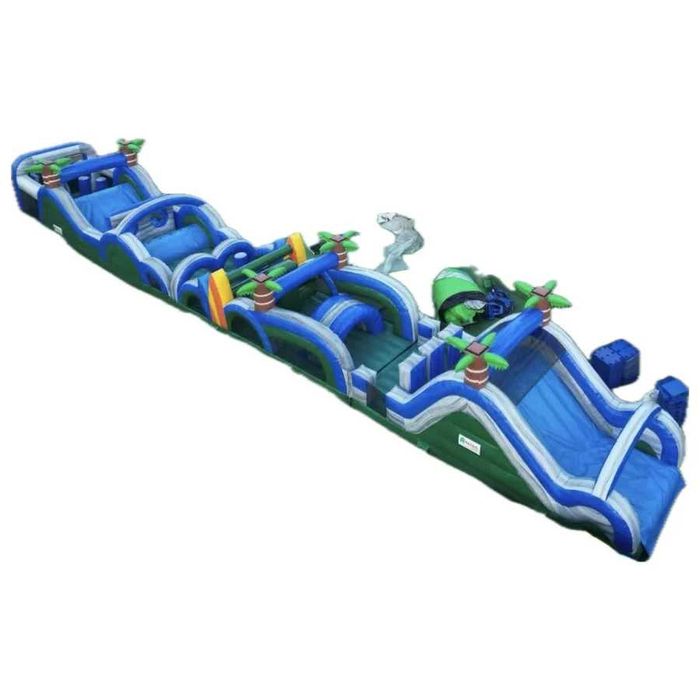 Tobogan  Gonflabil cu obstacole