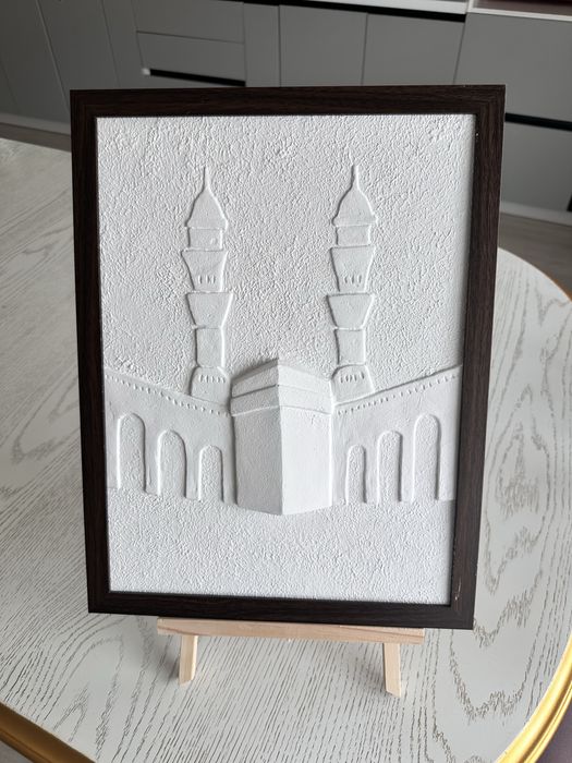 Цвет белый! Рельефная картина 30/40см