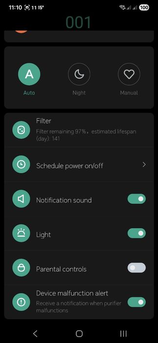 Въздухопречиствател Xiaomi  Air Purifier 2S EU