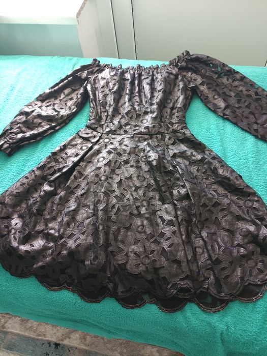 Кожаная платье для мероприятий