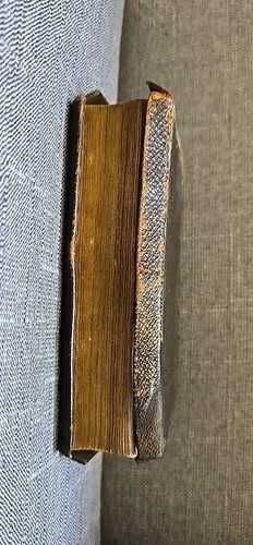 Biblia / Biblie veche , 1864 ,engleza, coperta piele, 14x11 cm