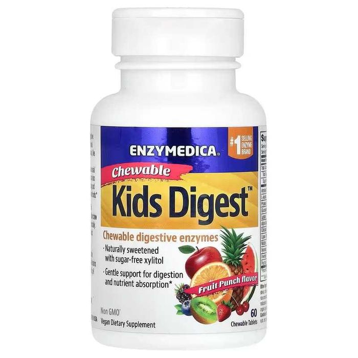 Enzymedica Kids Digest Жевательные ферменты для детей