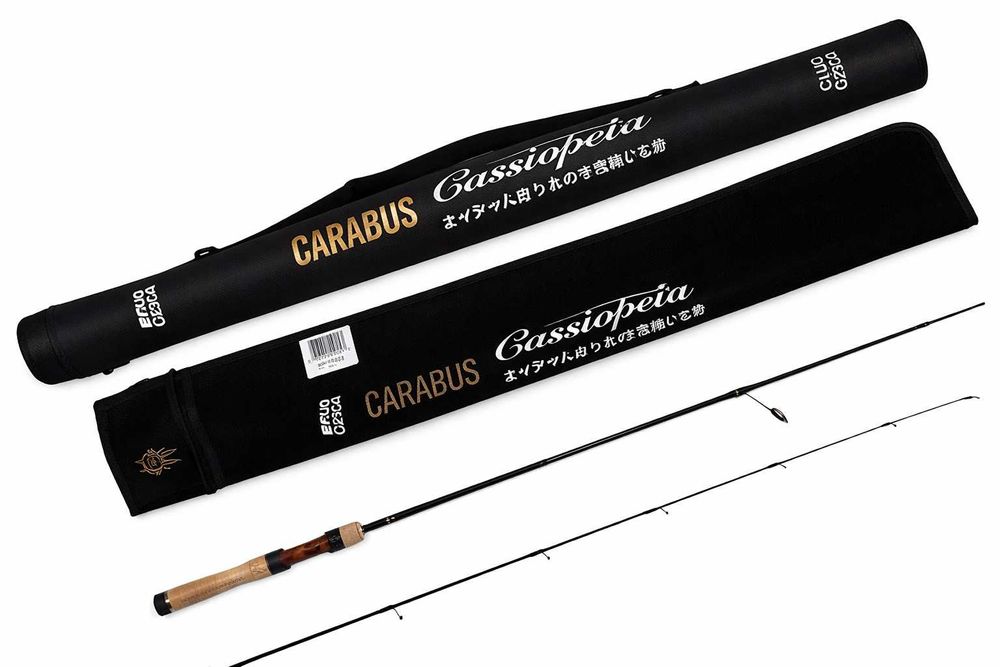 Abu Garcia Carabus Cassiopeia – CCAS-602UL - 1,8 m. 1-8g. с Оригинален Кадифен Калъф и Твърд Тубус!