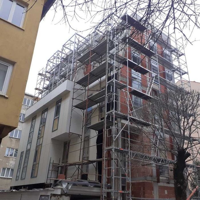 Скеле - модулни, фасадни, рамкови, строителни скелета и принадлежности