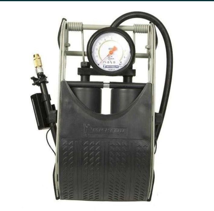 Pompa umflat roti Michelin cu 2 pistonașe