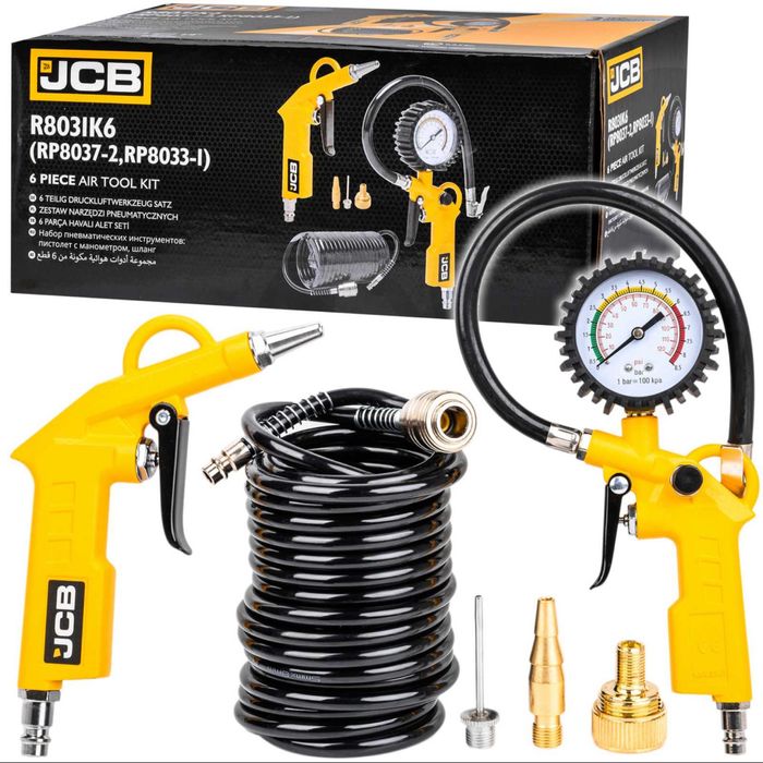 Пневматичен комплект JCB RP8031K6 се състои от 6 части