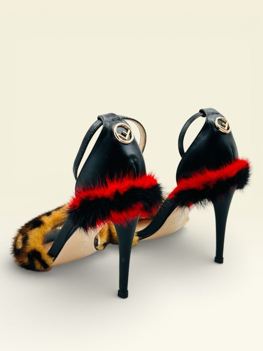 Fendi оригинални дамски обувки на ток