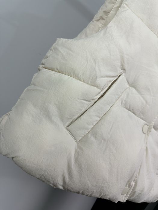 MANGO дамска къса грейка / елек  в бежово