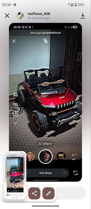 O'yinchoq jeep mashina