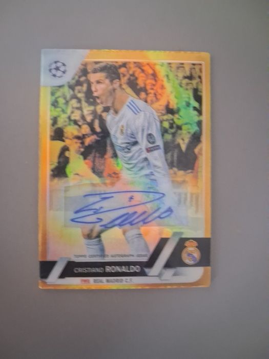 On card C.Ronaldo autograf