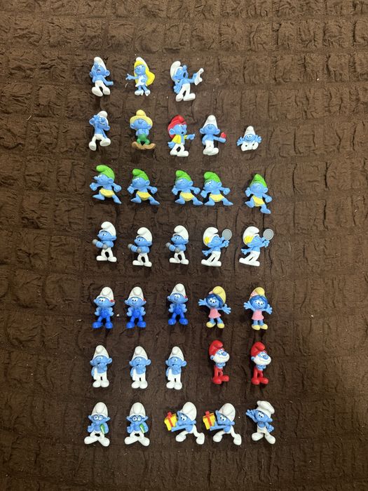 Figurine jucării ștrumfi campania Kaufland