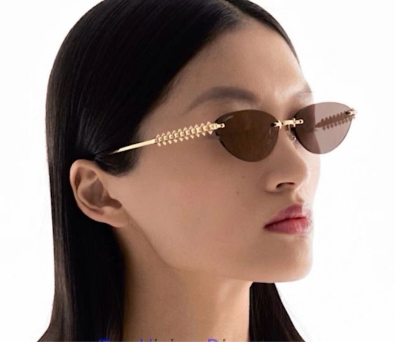 Ochelari de Soare Cartier Excepțion CT0543S Full Box [Verificare Colet] Cat Eye