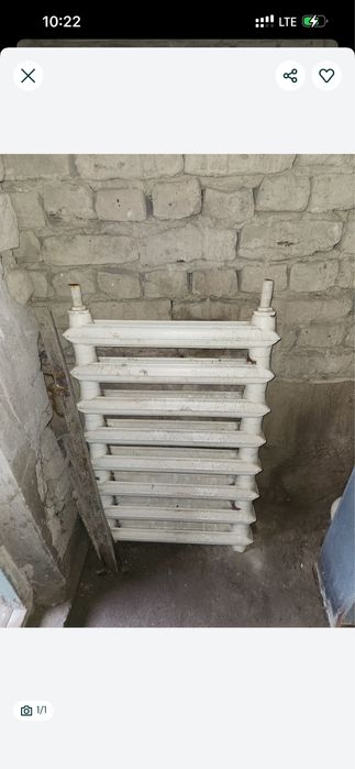 Чугун батарея ичи тозза ховли уйда ишлатилган 8 талик