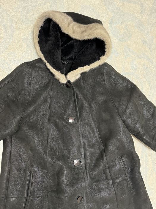 Супертеплая женская дубленка