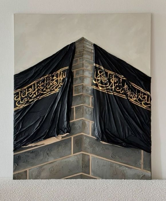 Картина акриловая абстракция