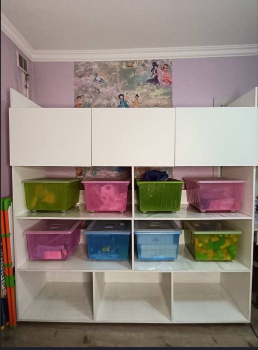 Стеллаж с ящиками