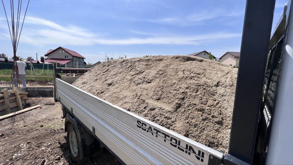 Nisip direct din balastiera 0-4mm