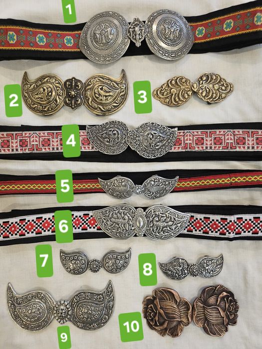 Пафти и колани - аксесоар за народна носия