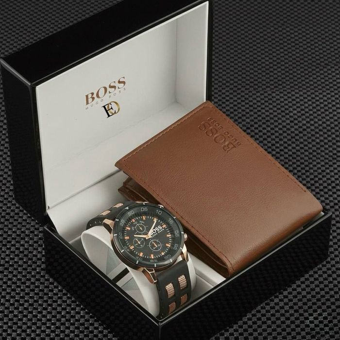 Seturi barbati portofel piele petshop