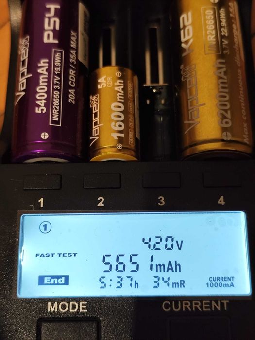 Baterie Vapcell 26650 P54 de 5400mAh 20A