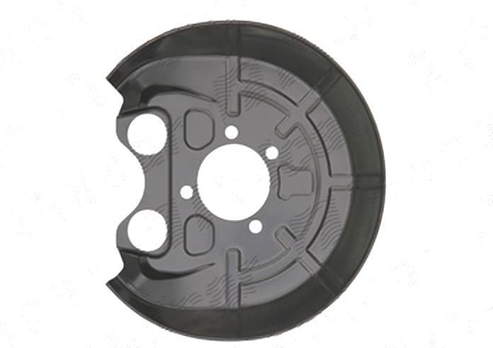 Protectie stropire disc frana Opel Vectra C, 09.2001-09.2005, Spate, Stanga, metal