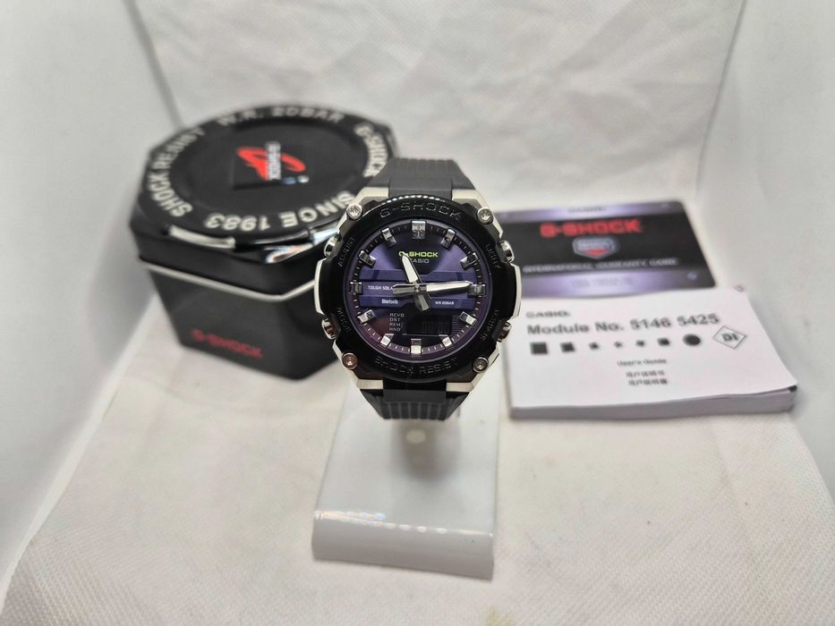 Ceas Sport  Barbati Casio  g shock GST B600 black rubber, Nou, Garantie 2 ani