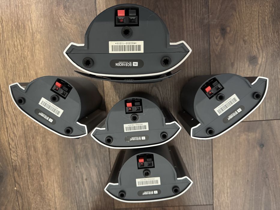 Sistem audio JBL cu 4x SCS10SAT + SCS10CEN  + Subwoofer SUB 140/230