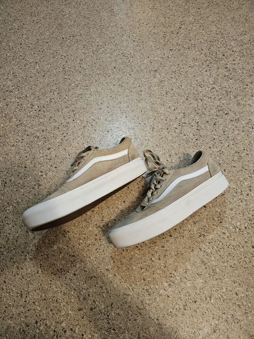 Vans Old Skool Low Platform - Crem