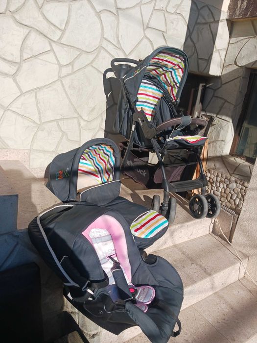 Детска количка с два коша 3 в 1