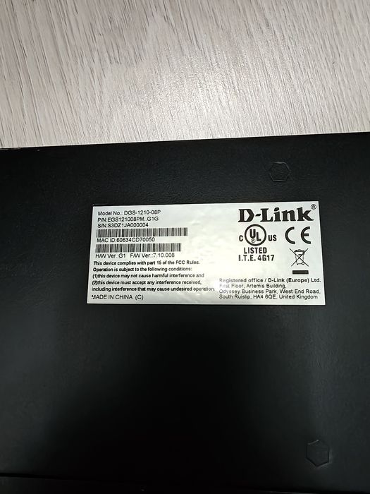 Switch POE smart managed DGS 1210-08P