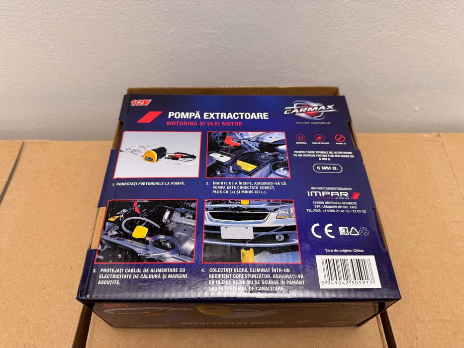 Pompa pentru extras motorina si ulei auto extractoare Noua