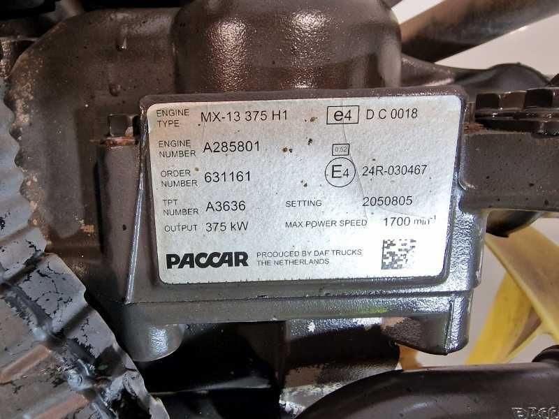 Motor DAF MX-13 375 H1 complet cod motor MX13 Euro 6