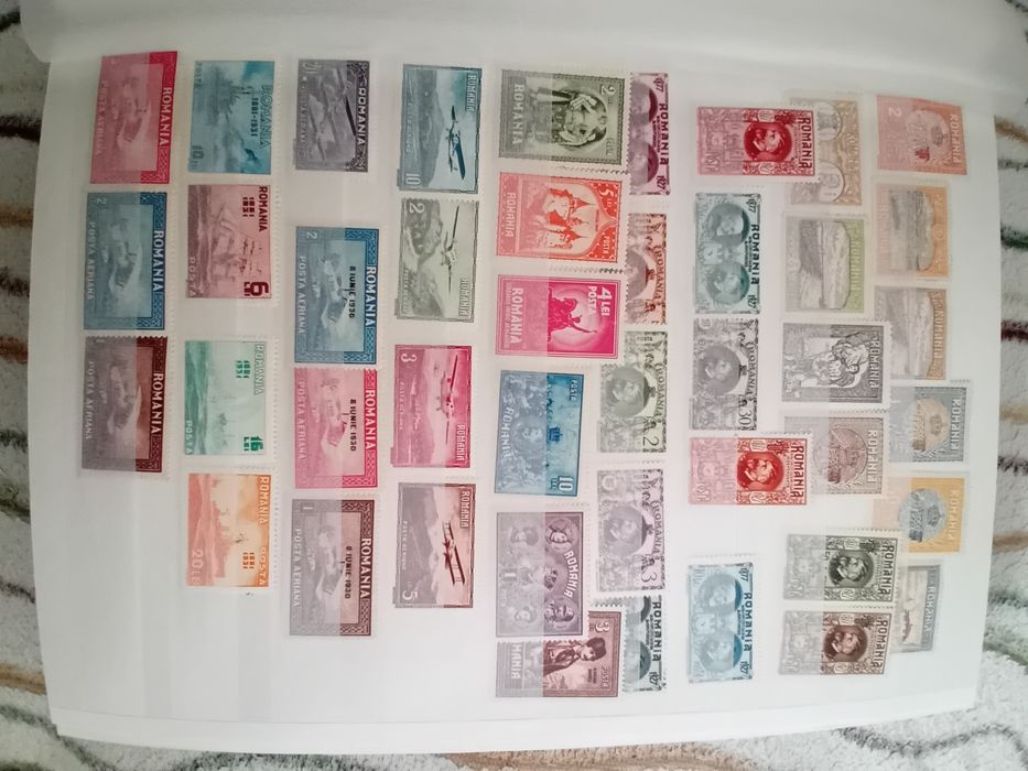 Vand colecție timbre românești perioada 1859-1945