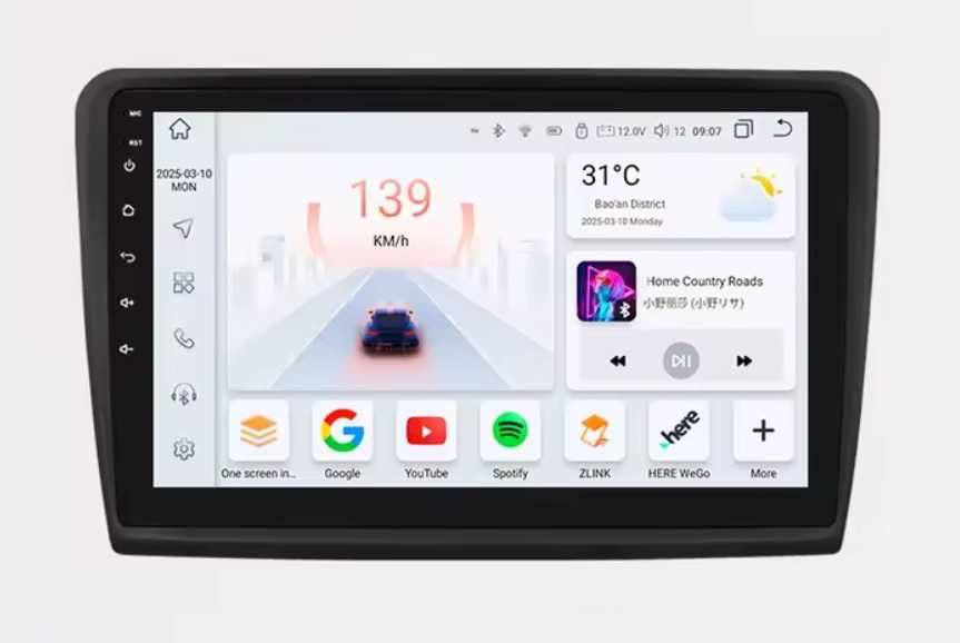 Мултимедия 10" за SKODA SUBER 2 Android 14 CARPLAY навигация RDS DSP