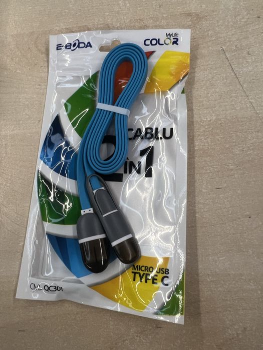 Cablu EBODA  date tip C si USB C nou sigilat