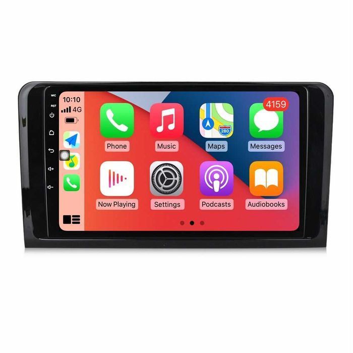 1-8GB Navigatie GPS Mercedes ML W164 X164 GL Carplay Android Auto QLED