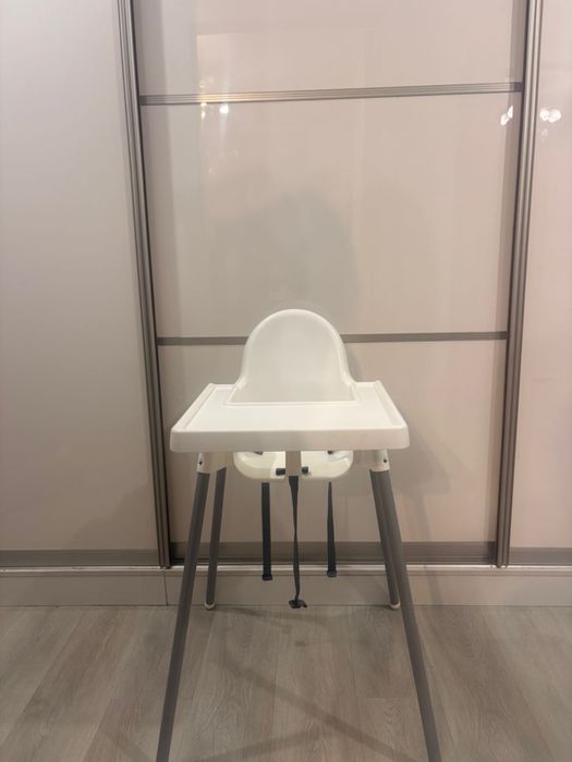 IKEA Антилоп белый детский стульчик