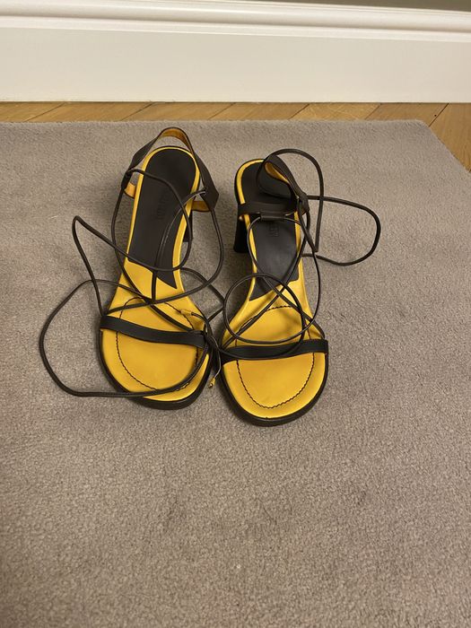 Sandale 38 piele designer Borgo degli Ulivi