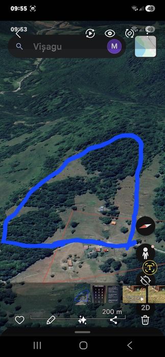 Teren de vanzare 6.5 hectare tranisu Cluj