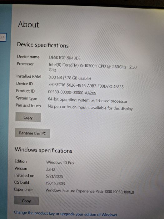 HP gaming i5 10th 8/500gb GeForce 1650 4gb AMANET Lazar 40133
