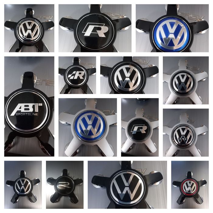 Vw - set 4 capace pentru jante aliaj