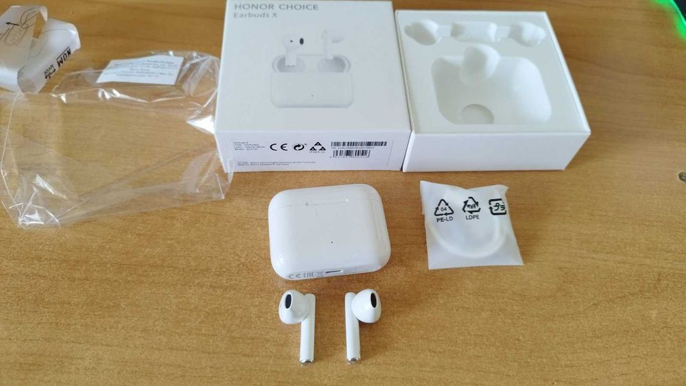 Продавам нови безжични слушалки HONOR CHOICE Earbuds X.