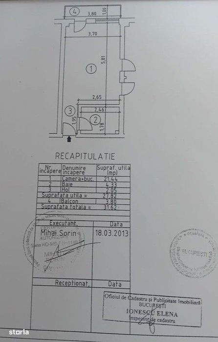 Garsonieră zona Luica