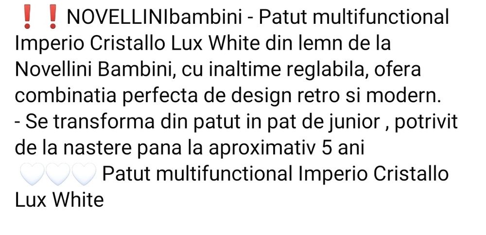 Vând set bebelusi Novellini Imperial cristal lux