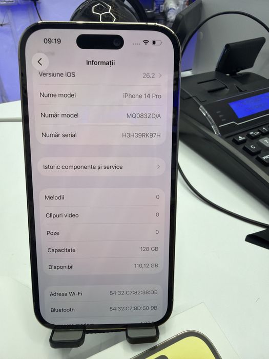 Iphone 14 Pro Gold Full Box Face ID Defect